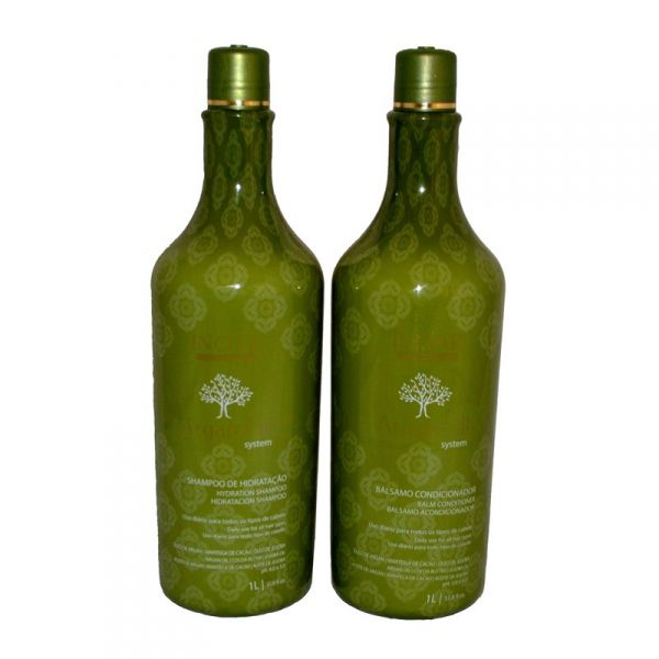 shampoo de hidratação argan + bálsamo condicionador argan
