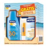 kit com protetor solar FPS 50